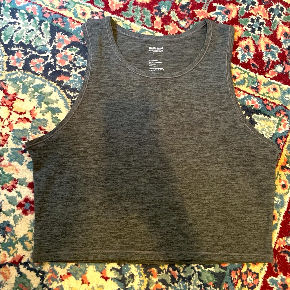 Girlfriend Collective Reset Crop Top Size M